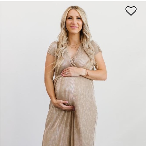 Gold Maxi Dress - Picture 3 of 3